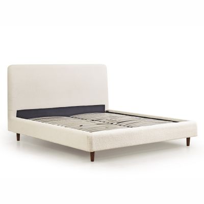 Lit bouclette écru - Novobed