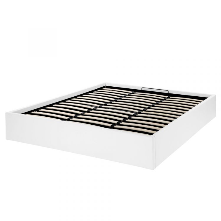 Lit coffre Blanc Novosmart