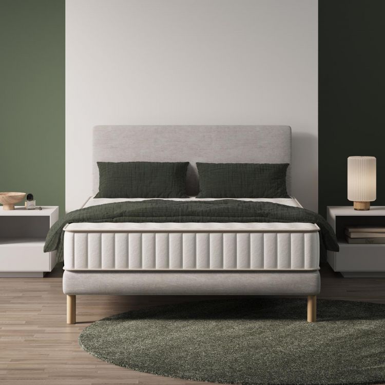 Matelas Ressorts Ensachés accueil Latex Naturel Bio - Novotonic