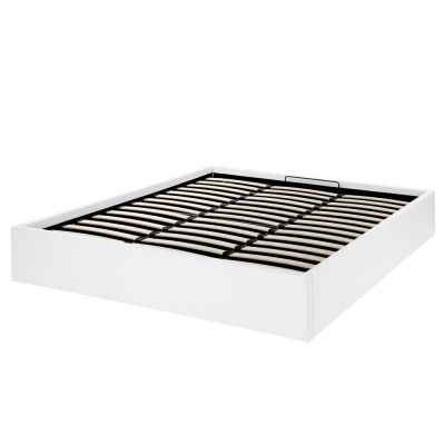 Lit coffre Blanc Novosmart