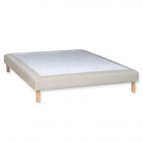 Sommier déco à lattes - Novolat Beige