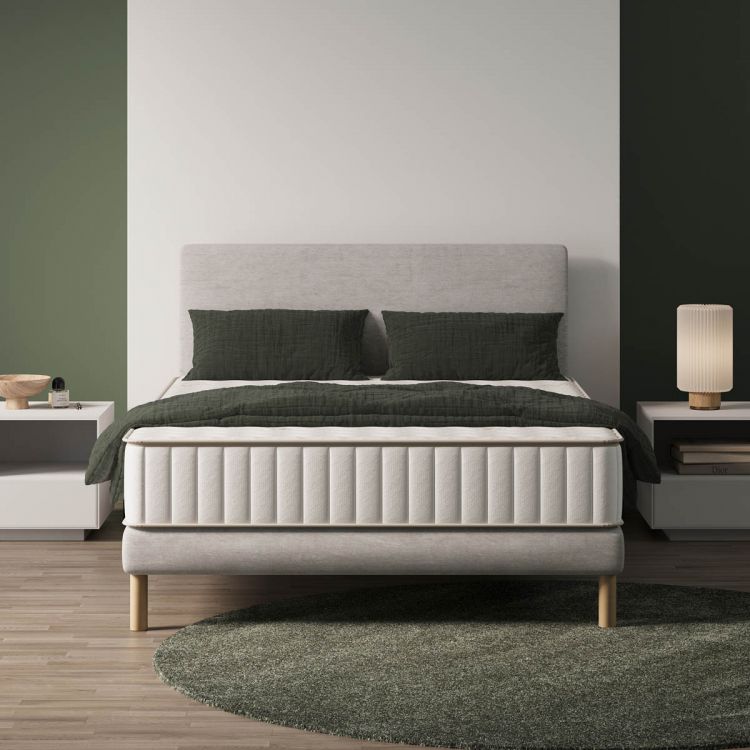 Matelas Ressorts Ensachés et Latex Naturel Bio - Novodeep